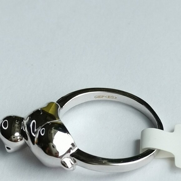 Cat ring size 7 14k gold overlay - Picture 5 of 6